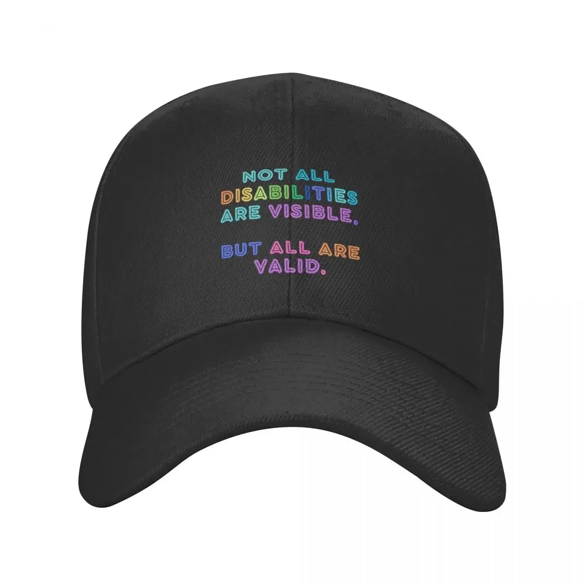 Disability activism Baseball Cap Brand Man cap Golf Wear Beach Outing Cosplay Women's Hats Men's