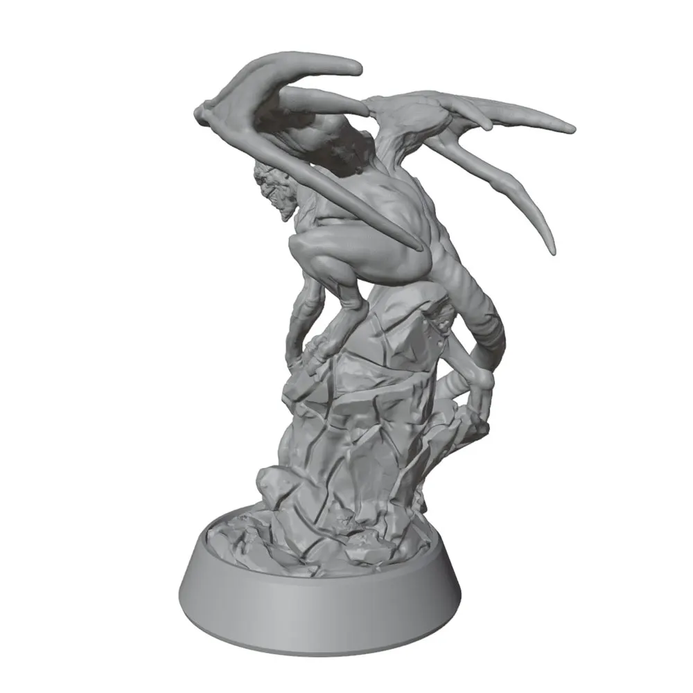 Miniatura de resina 55 mm para rol y coleccionismo – Sin pintar - imagen 2