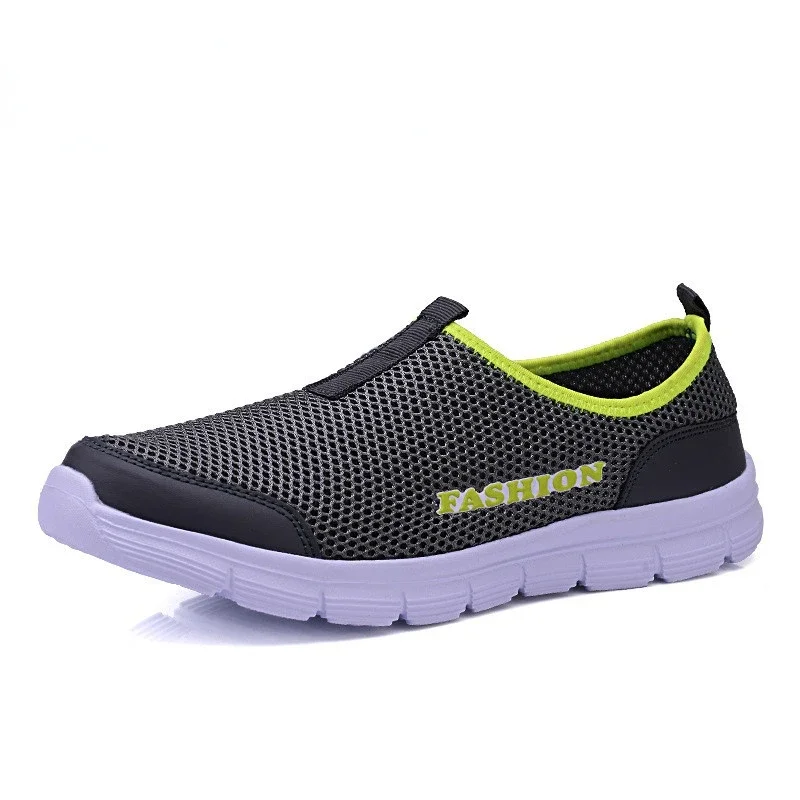 Casual Men Sneakers Mesh Shoes Summer Men Breathable Footwear Running Shoes Men\'s Lightweight Slip-on Sandals Zapatos De Hombre