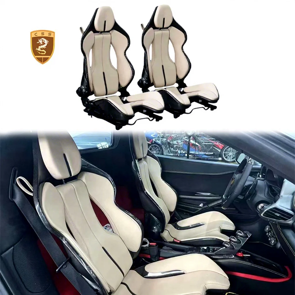 Dry Carbon Fiber Bucket Racing Seat for Ferrari SF90-458-488-812-F8-296GTB Speciale Carbon Car Seat