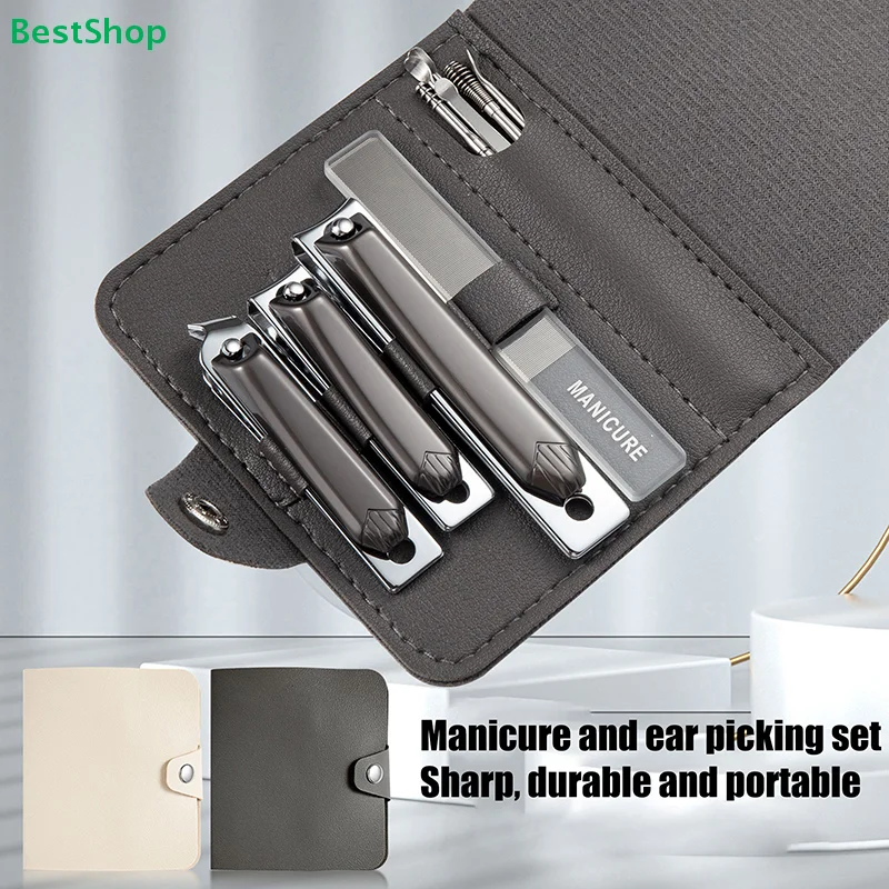 ♥ ステンレス製のマニキュア・ペディキュアセット |   携帯用ネイルケアキット（爪切り＆ツール付き）