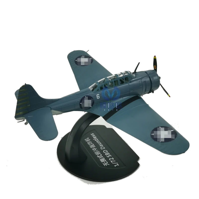 Quality alloy 1:72 SBD DAUNTLESS bomber model,simulation fighter aircraft,collectible gifts,children\'s airplane toy