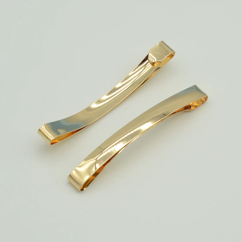 20PCS 8mm*8.0cm Plain Metal Slide Hairclip Snap Hairpins Bobby Pins Hair Barrettes For DIY Women Headwear Lead Free Nickle Free