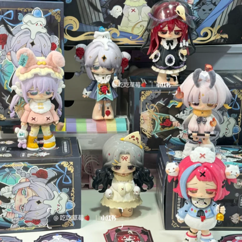 

In Stock Missy Sweet Mourning Lolita Crow Paradise Series Blind Box Mystery Box Toys Cute model Action Anime Figure Model Gift
