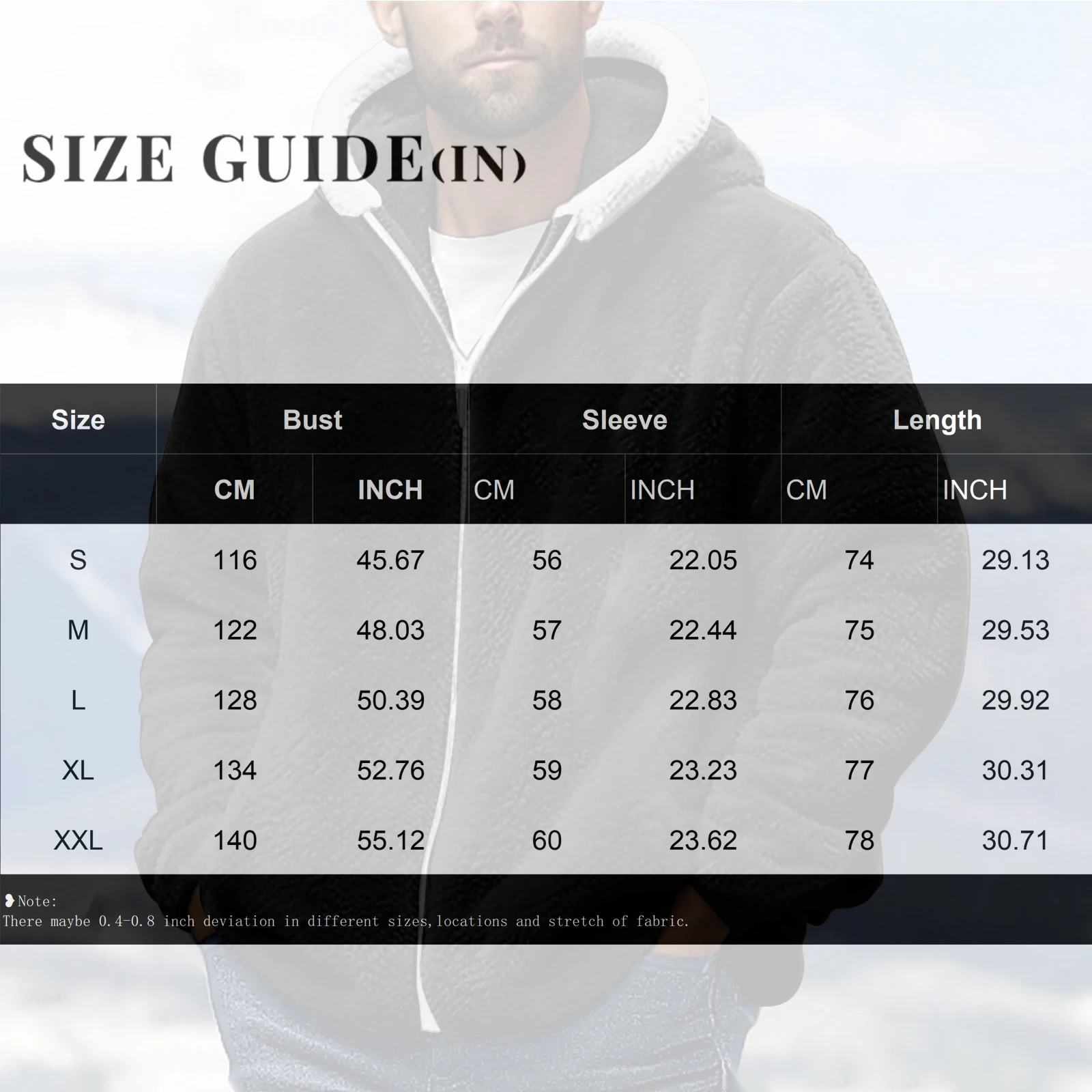 سترة رجالية قطيفة بغطاء للرأس شتوية مريحة بقلنسوة معطف شتوي للرجال سميك من القطيفة بسحاب للإغلاق جيوب ناعمة سترة دافئة باردة بقلنسوة