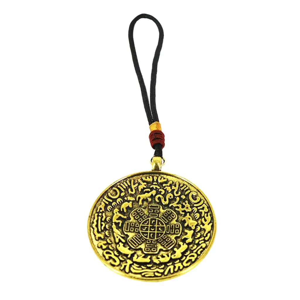 Tibetan Buddhism Eight-diagram-shaped Appetizer Amulet Penadnt