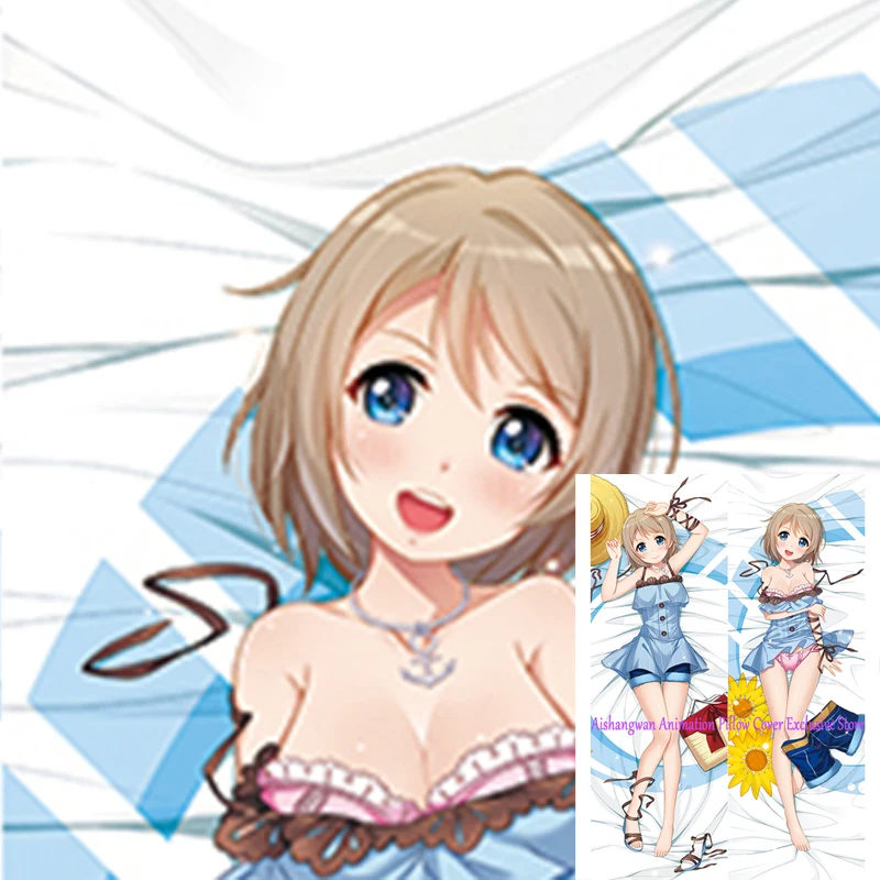 

Dakimakura Anime Pillow Cover Watanabe You Double Sided Print 2Way Bedding Festival Gifts Gifts