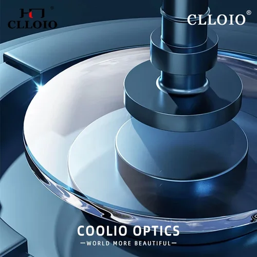 Imagen 2 del producto CLLOIO lentes graduadas profesionales personalizadas con bloqueo de luz azul CR-39 lentes ópticas asféricas de resina 1,56 1,61 1,67 1,74