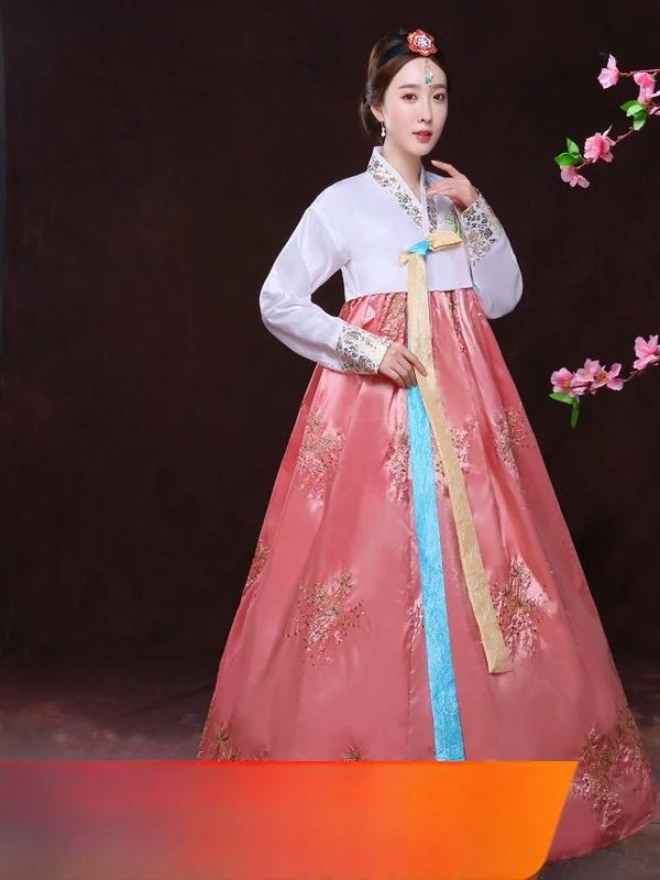 Korean Traditional Costume Large Size Stage Performance Ethnic North Korean Women's Group Daily Wear Court Lady Daenerys