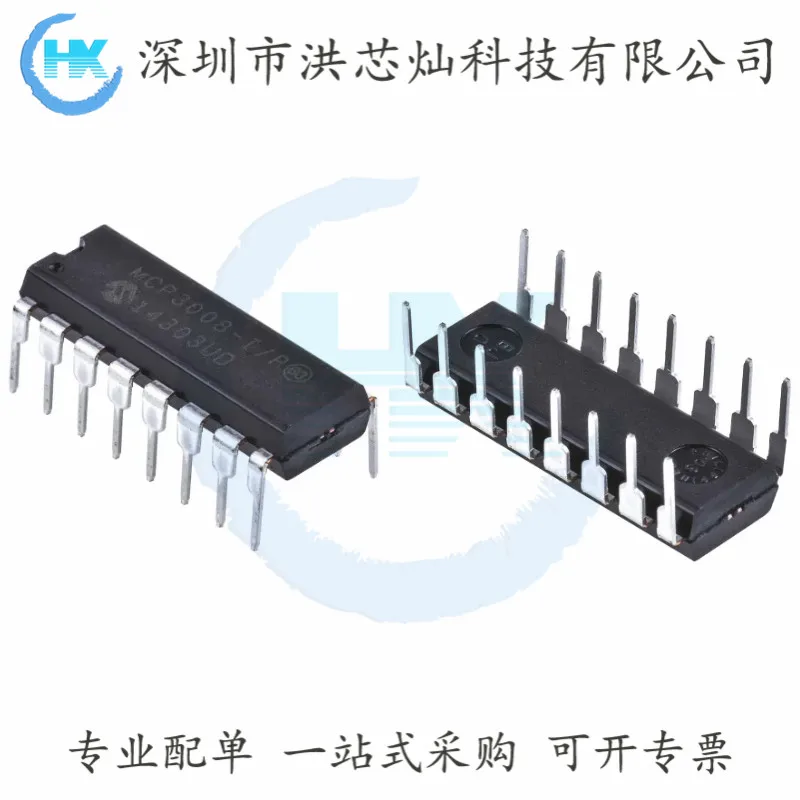 MCP3008-I/P  10ADC 8  SPI DIP-16 Original, in stock. Power IC