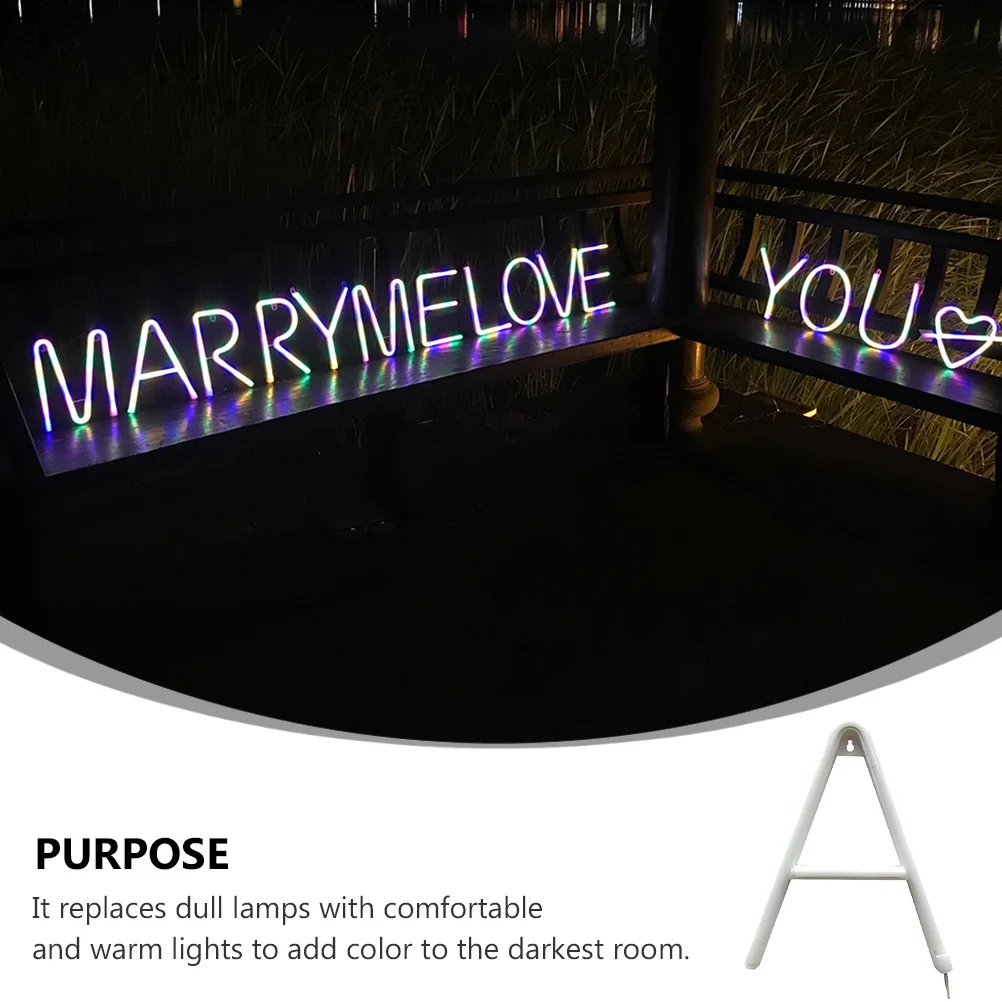 

Неоновая лампа-буква, светодиодный декоративный светильник, ночник для спальни, гостиной, офиса, с питанием от USB, двойной режим