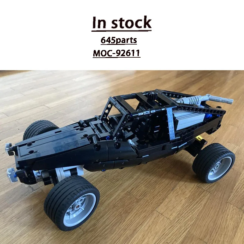 

MOC-92611 Classic New Desert Truck Building Block Model 645 Parts Creative Boys Children's Birthday Christmas Toy Gift