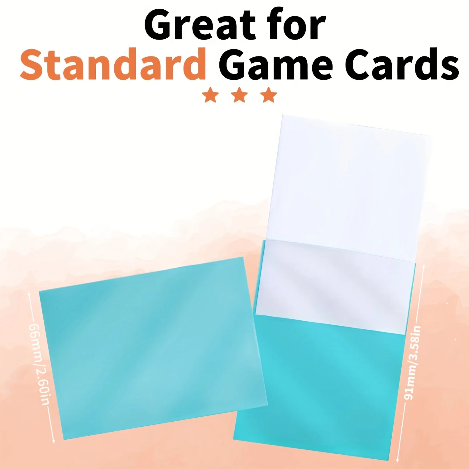 50/100 Stück Kartenhüllen für TCG, matte Kartenhüllen für Standard-Sammelkarten, kompatibel mit Magic, Yu-Gi-Oh! und CCG-Karten. – Detail 2
