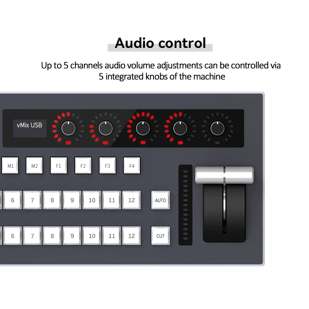 Live Streaming Broadcasting Vmix Control Mixer Audio Video Live Streaming System Switcher Vmix Control Panel