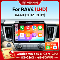 Ainavi Car radio For Toyota RAV4 RAV 4 XA40 2012-2019 Carplay Android Auto Qualcomm Car Stereo Multimedia Player DSP 48EQ 2 Din