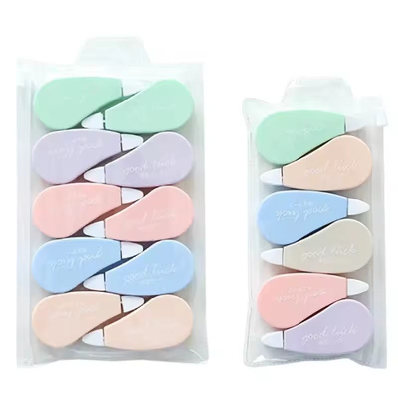 6pc Set Correction Tape Kawaii Mechanical Cute Design Correction Tape - Perfect for Decorating Diaries and School Supplies - Image 9