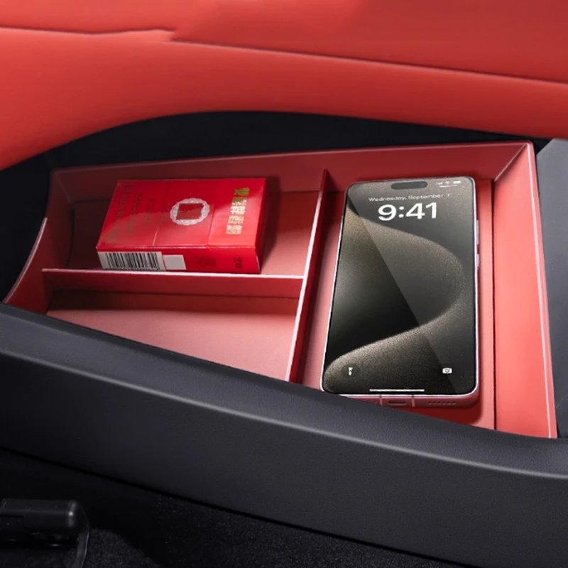 ل BYD سيليون 8 تانغ L DM 2025-2026 سيارة التحكم المركزي السفلى صندوق تخزين المقصورة ABS المضادة للانزلاق دائم الملحقات #3