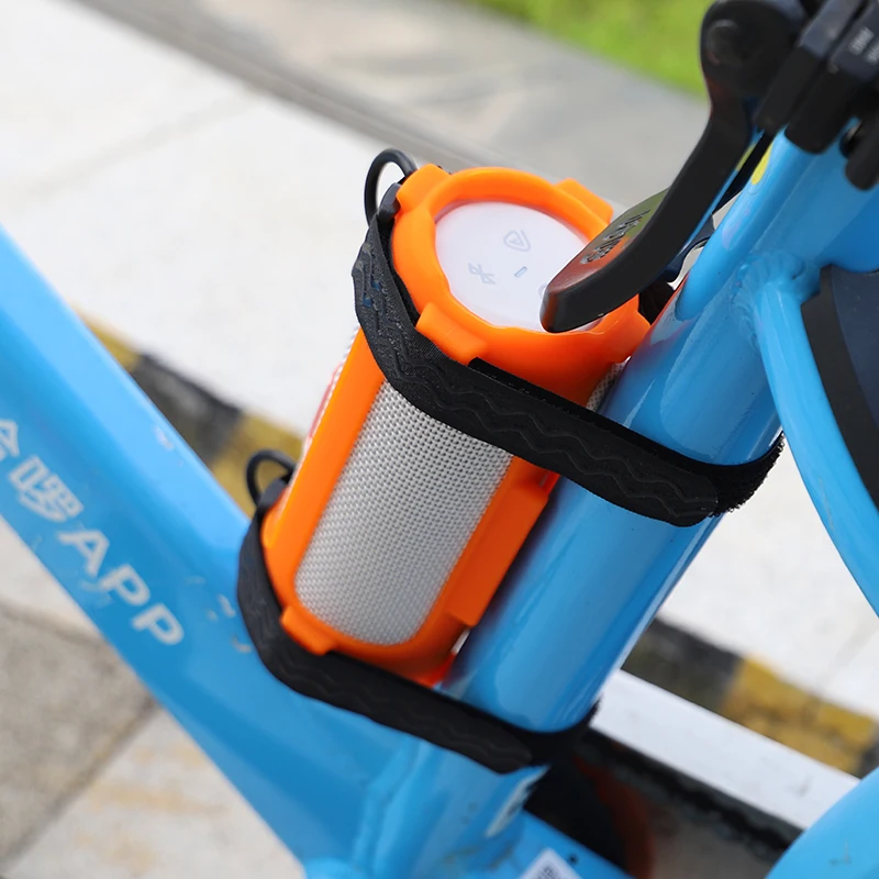 

Silicone Case For JBL Grip Speakers Drop Protection Simple Solid Color With Shoulder Strap