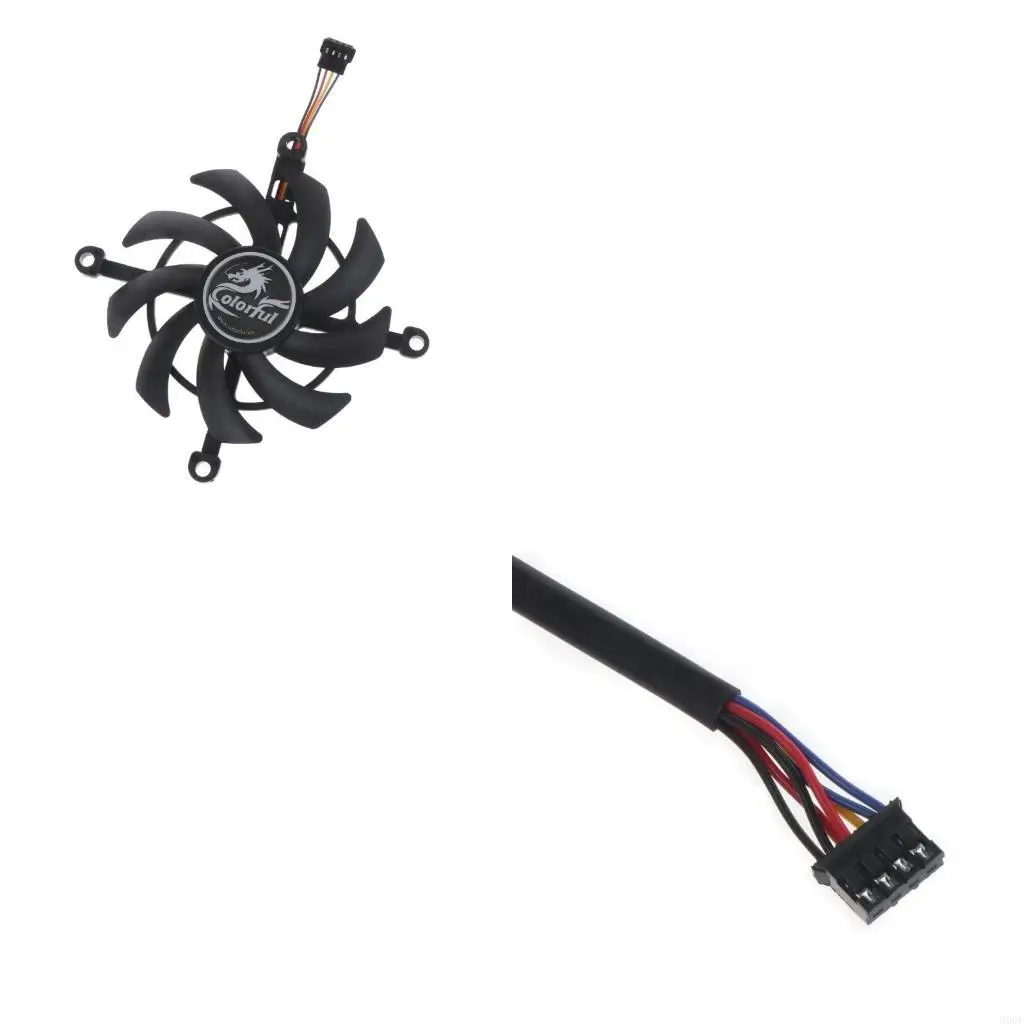 

900F 12V 4Pin VGA Fan Graphics Card Cooler Fan for Colorful GeForce 3060 Ti