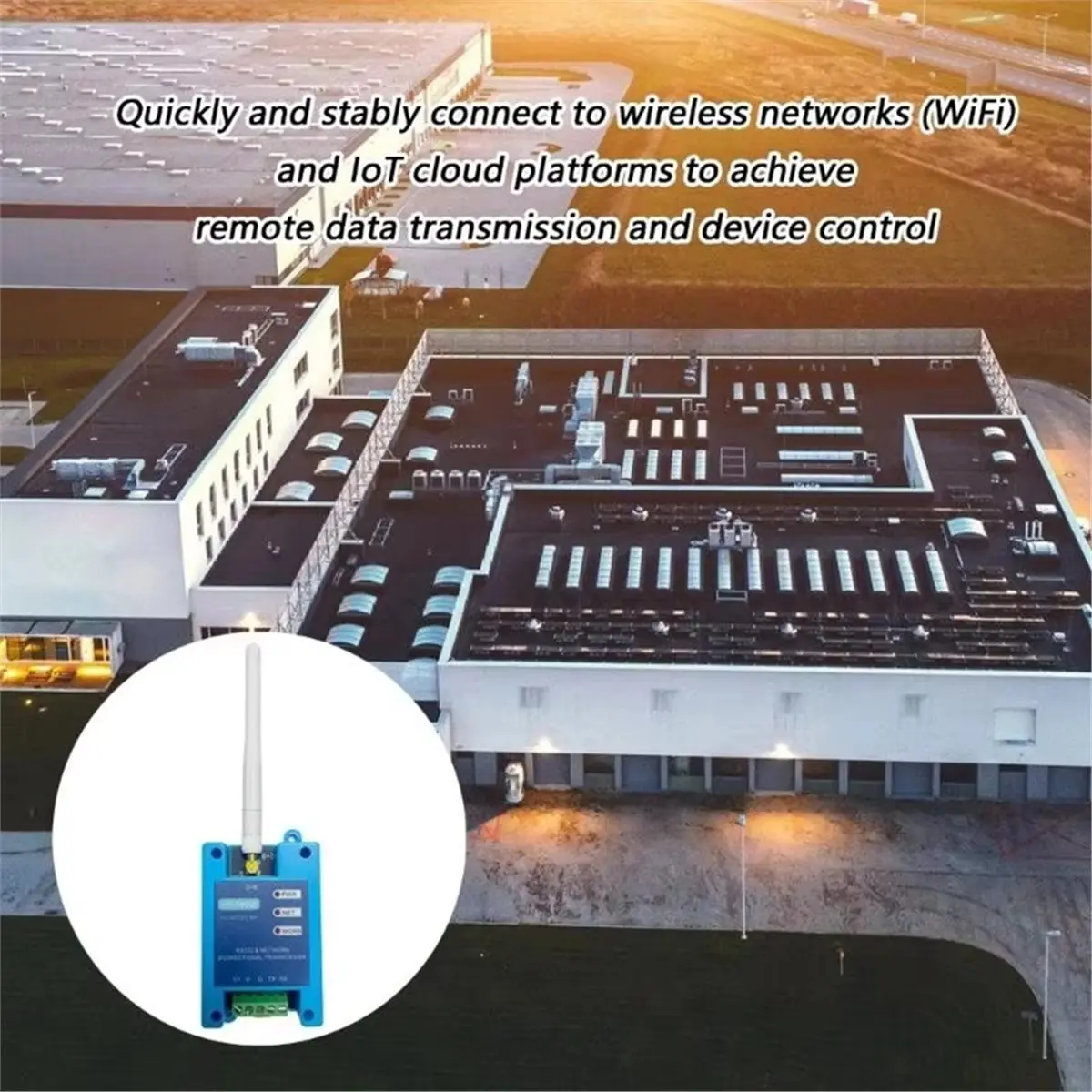 (A15I) RS232 to 2.4GHz WiFi Serial Converter Module Web Management Support for HTTP F19E Serial Port Pass-Through Server