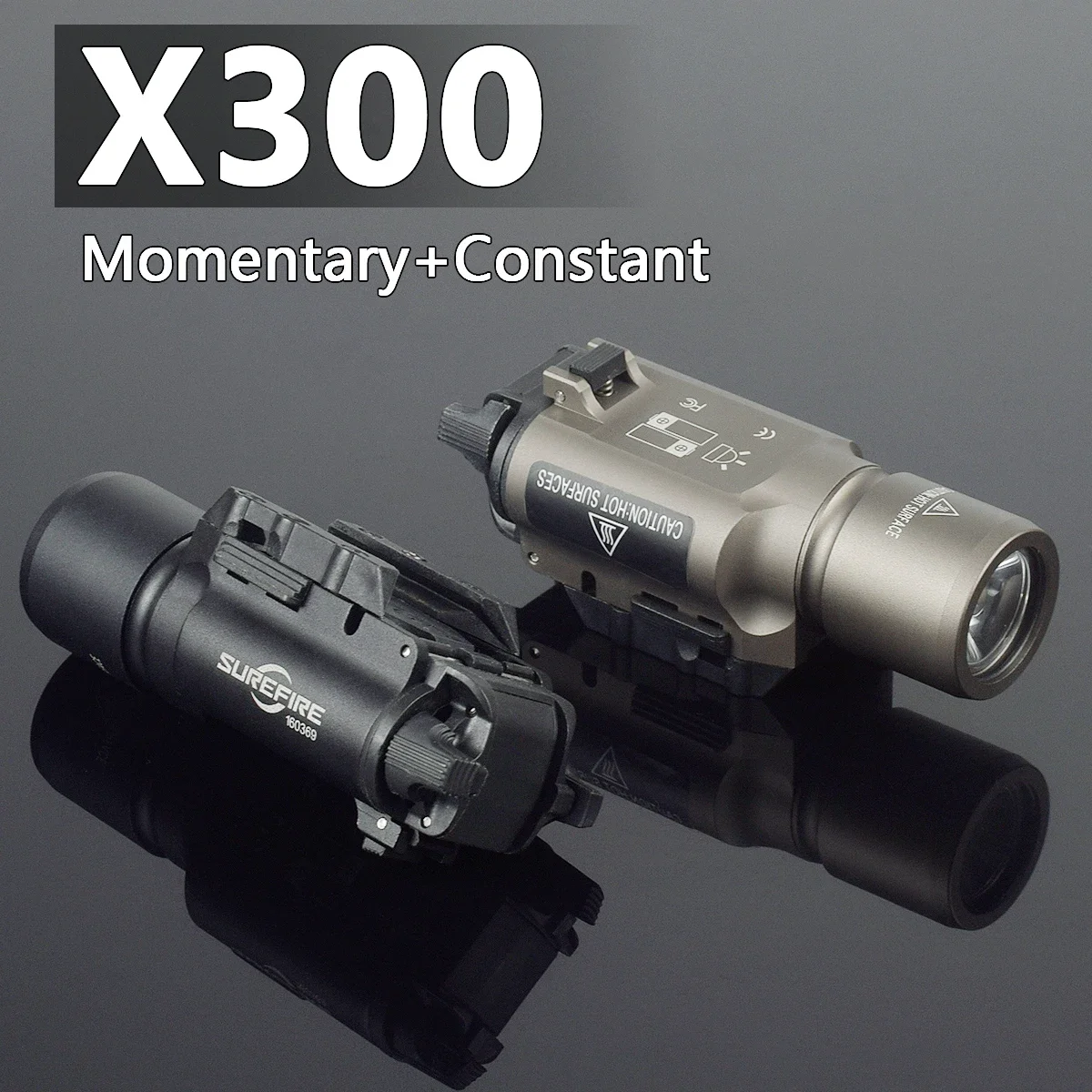 Tactical SureFire X300 Ultra X300U X300V IR Weapon Flashlight Remote Dual Function Switch Hunt Light Constant Momentary Control