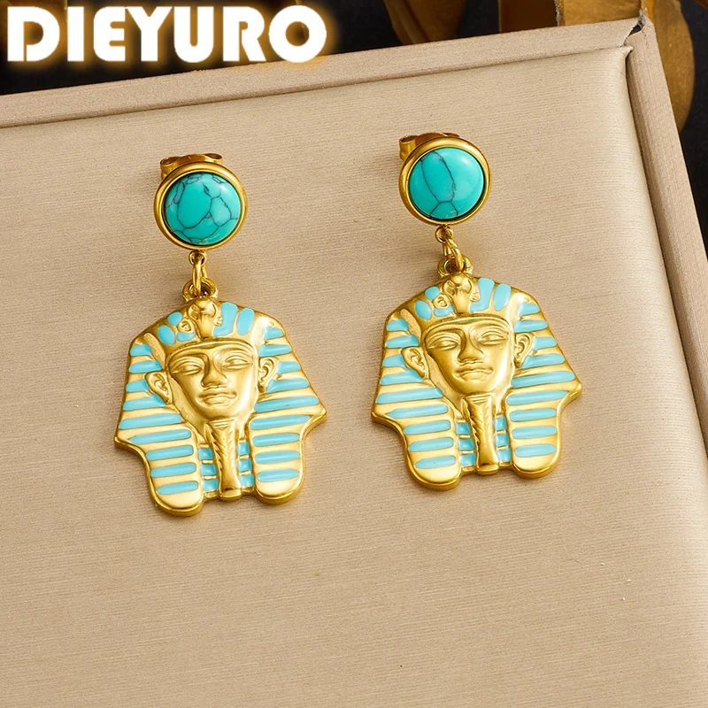 Women Accessories Egypt - Kolczyki DIEYURO 316L ze stali nierdzewnej,