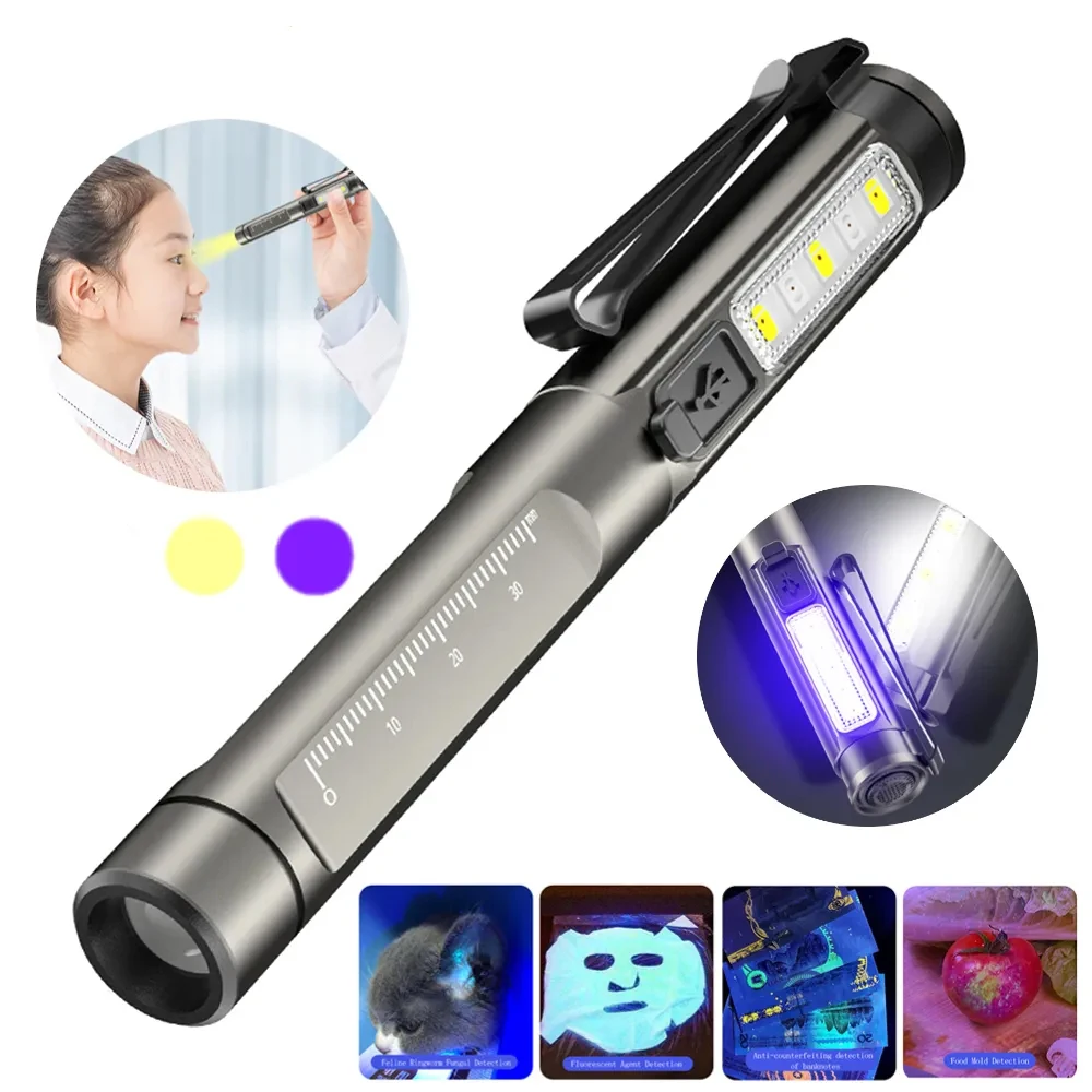 Medical Pen Light Emergency First Aid Work Inspection LED Flashlight Professional Medical Torch Lamp Doctor Nurse Pen Lighting