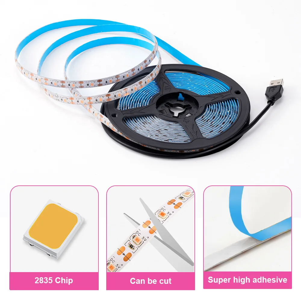 Solar Plant Grow Light Strip, Promote Growth Eco Friendly 5M LED Lamp High 50w Solar Power Solar 12V Controller LED Grow Light