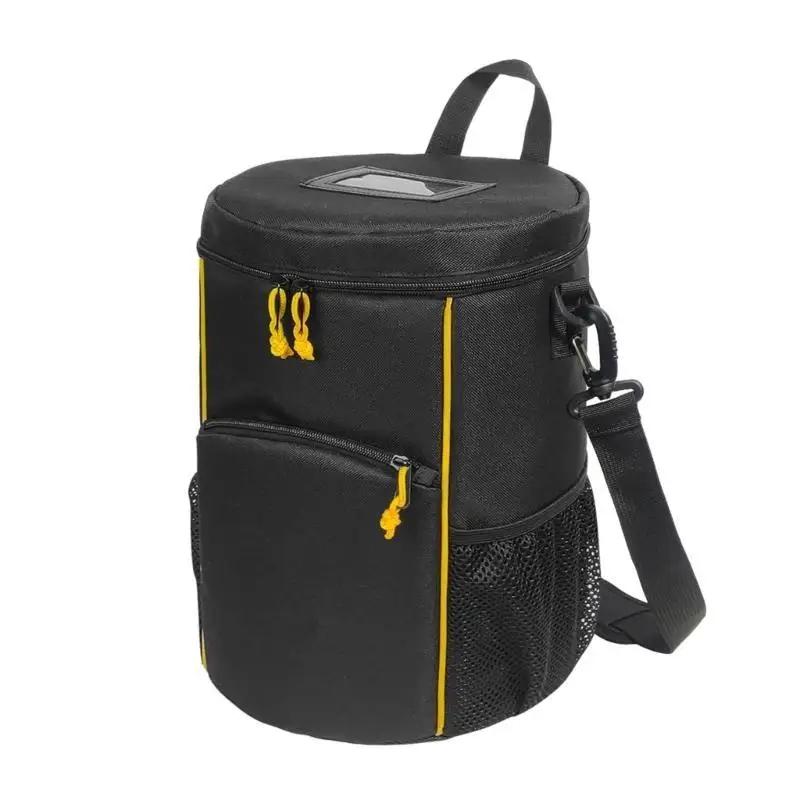 652F Multipurpose Tennis Carry Bag with Shoulder Strap Portable Tennis Balls Storage Bag for Pickleballs Balls Table Tennis