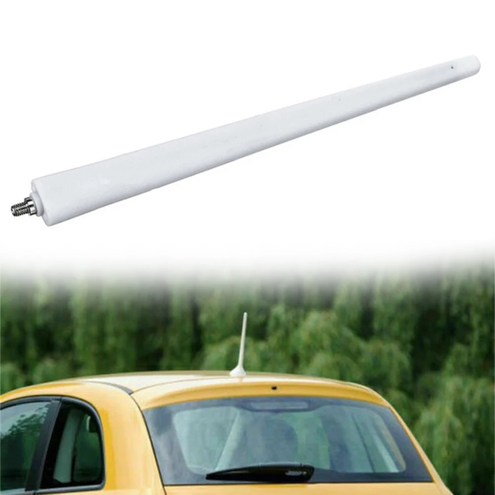 

Short White Roof Antenna Mast for Fiat 500 Model Years 2012 2013 2014 2015 2016 2017 2018 2019 2020 2021 2022 2023
