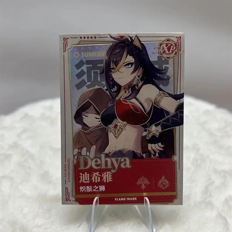 Anime Goddess Story XP Cards Yelan Hu Tao Yae Miko Kamisato Ayaka Collectible Cards Christmas Birthday Gifts Children's Toys