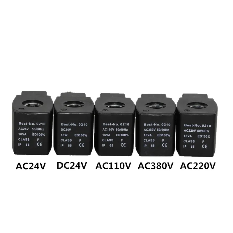 

NEW Best-NO.0210 AC24V 50/60HZ 18VA ED100% CLASS IP65 Solenoid valve coil