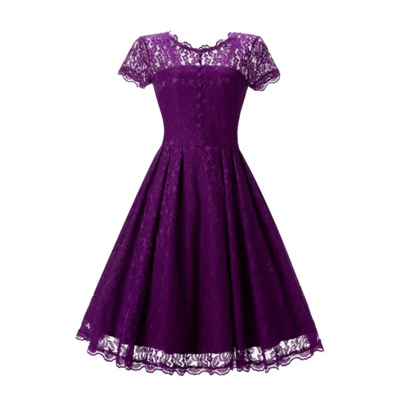 Bella Filosofie Vrouwen Zomer Elegante Korte Mouw Kant Skater Jurk Feestjurk Vrouwelijke Vestidos Shirt