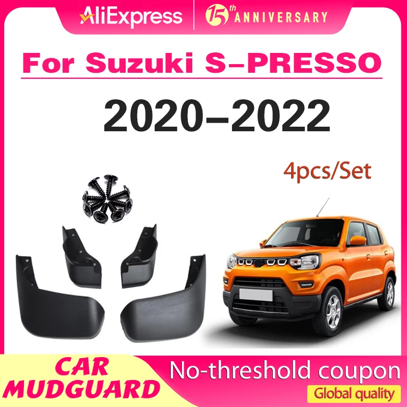 

Spresso Mudguards For Suzuki S-PRESSO 2020-2022 Car Mudflap Cross-Border Mudguard Protective Skin For Vehicle