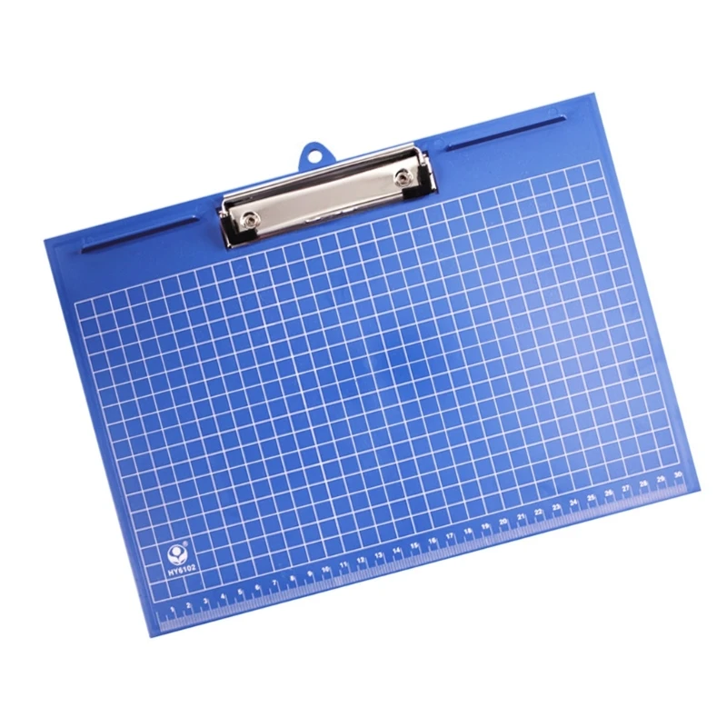 Horizontal Clipboard Art Clipboard Drawing Board with Low Metal Clip and Hanging Hole Office Writing Tablet Clipboard