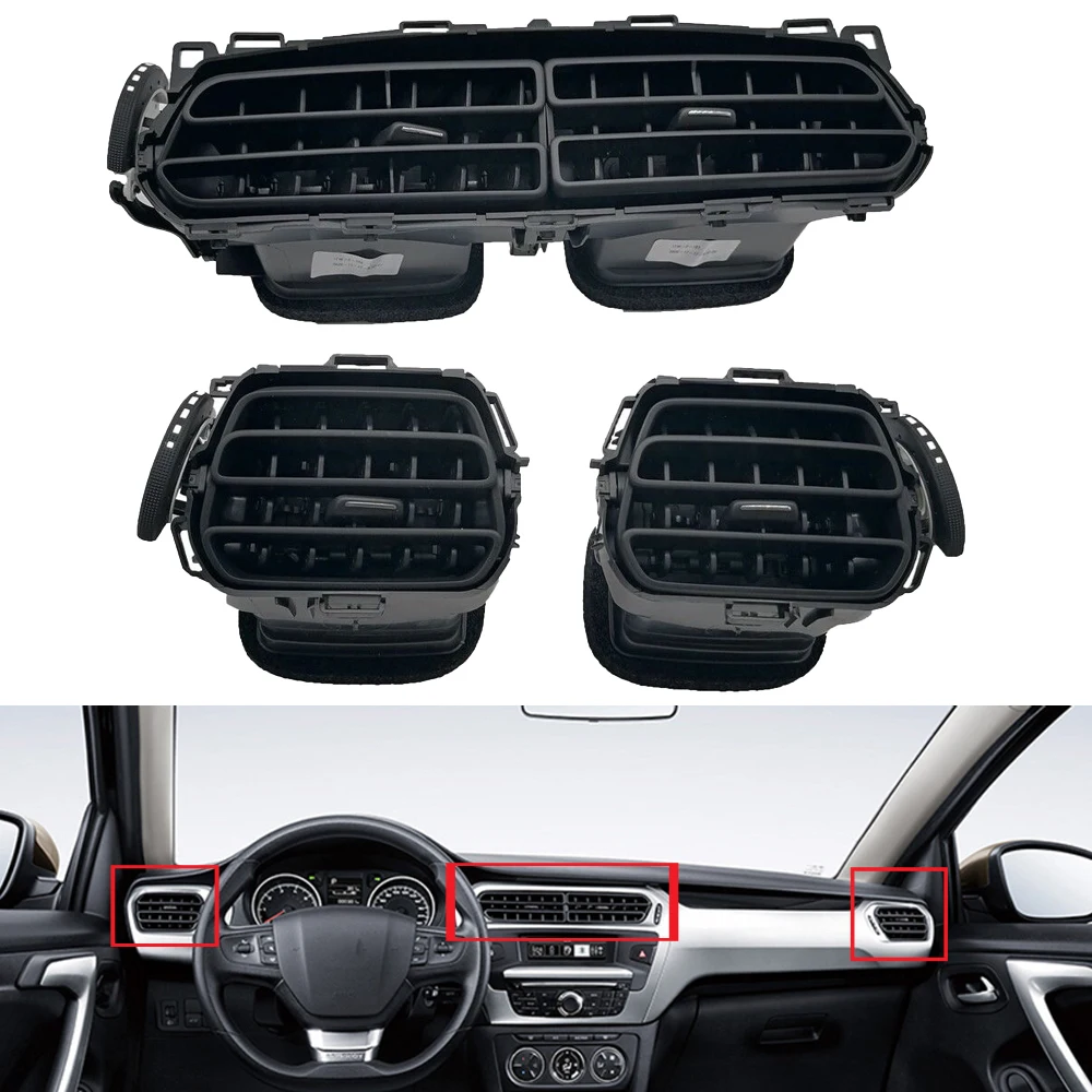 

2/3 шт. для Peugeot 301 для Citroen C-Elysee C3 для C Elysee II 2013-now автомобильный кондиционер, вентиляционное отверстие, панель, розетка