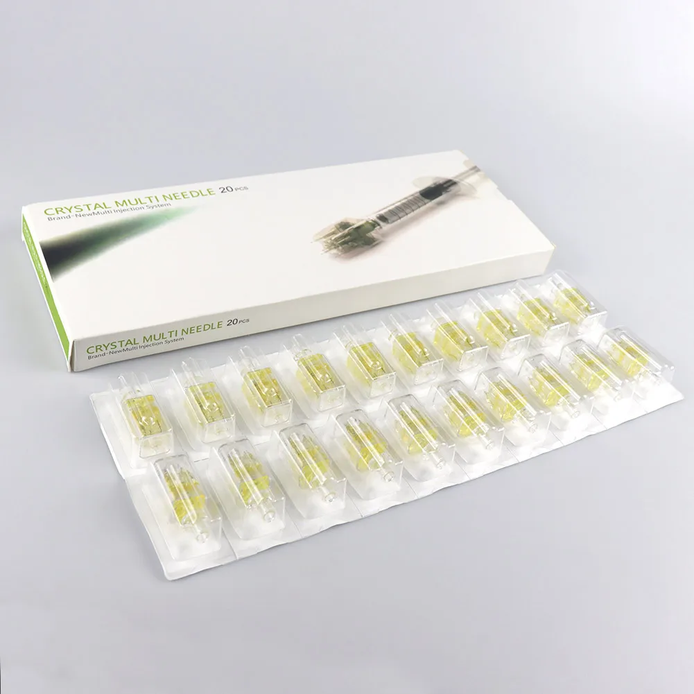 Korea 5pin Kristall Multi Nadel Mesotherapie Patrone Hand Injektion Feuchtigkeitsspendende 32G 1,5 Hydra Injektor Mikronadel Hautpflege – Detail 7