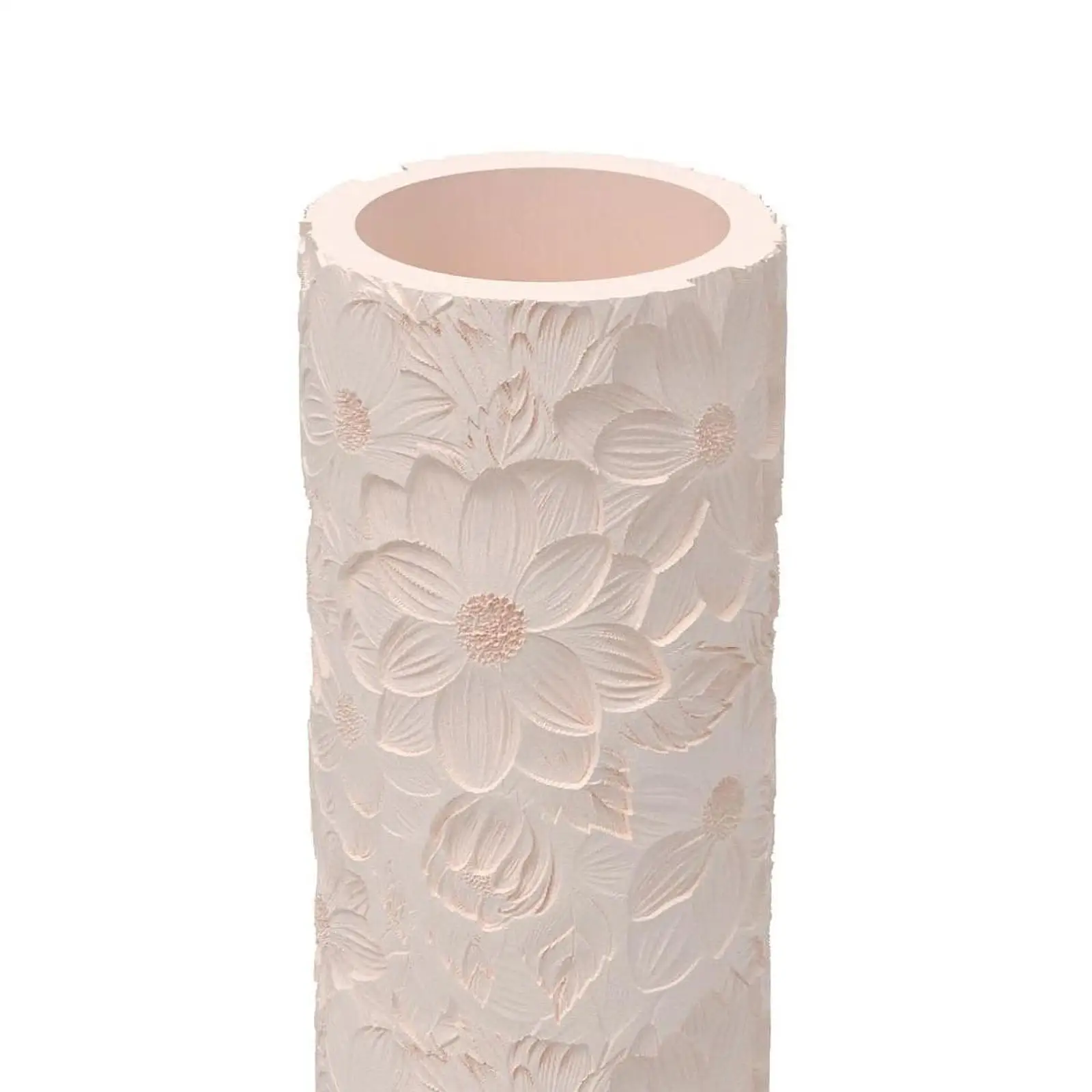 

Pottery Pattern Roller for Clay Sculpture Base Support Flower Texture Tool for Pottery Making Studio