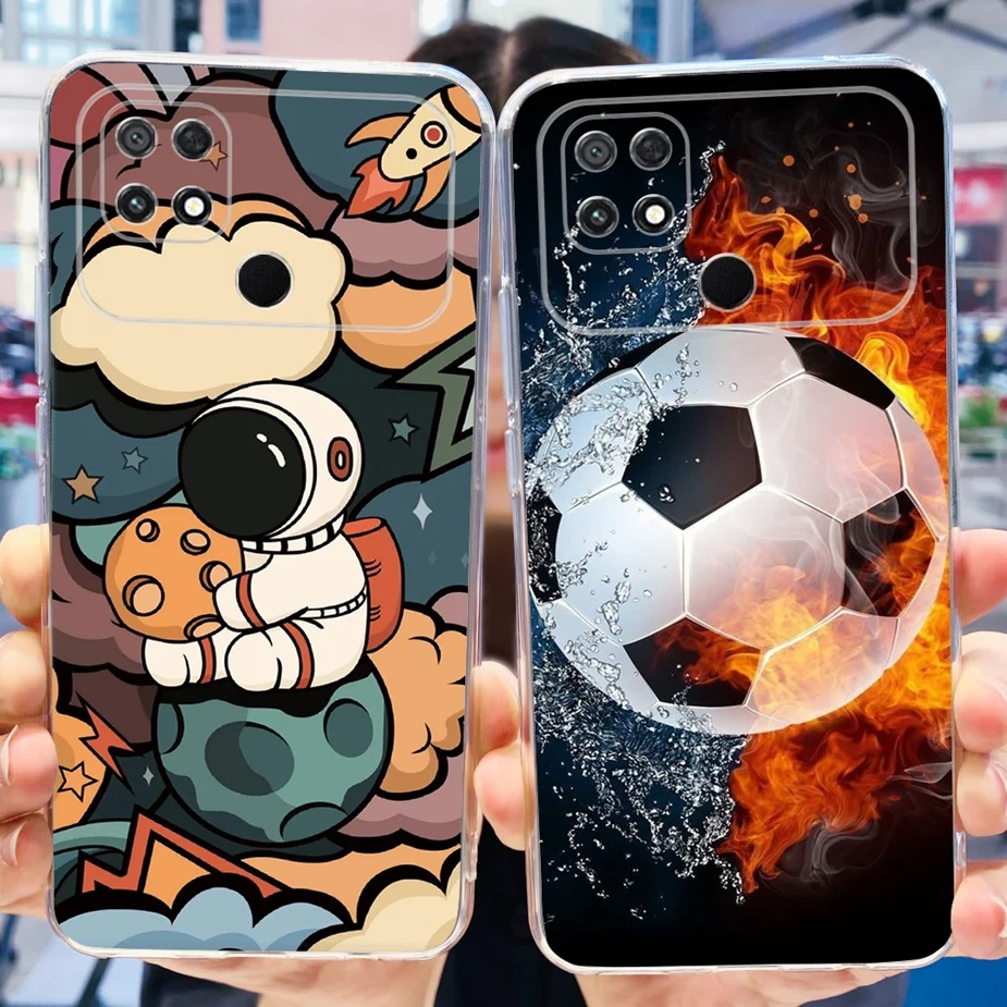 For Xiaomi Poco C40 Case Cute Cat Painted Cover Soft Silicone Phone Case For Xiaomi Poco C40 C 40 PocoC40 Back Cover 6.71\'\' Bags