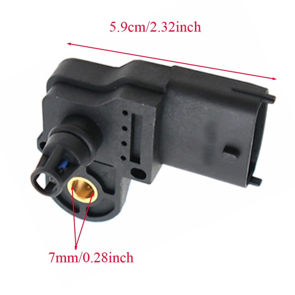 0281002680, WE01-18-211 MAP Intake Manifold Absolute Pressure Sensor  For Ford Ranger (ES, ET) 3.0 TDCi  2006-2012 Mazda BT-50