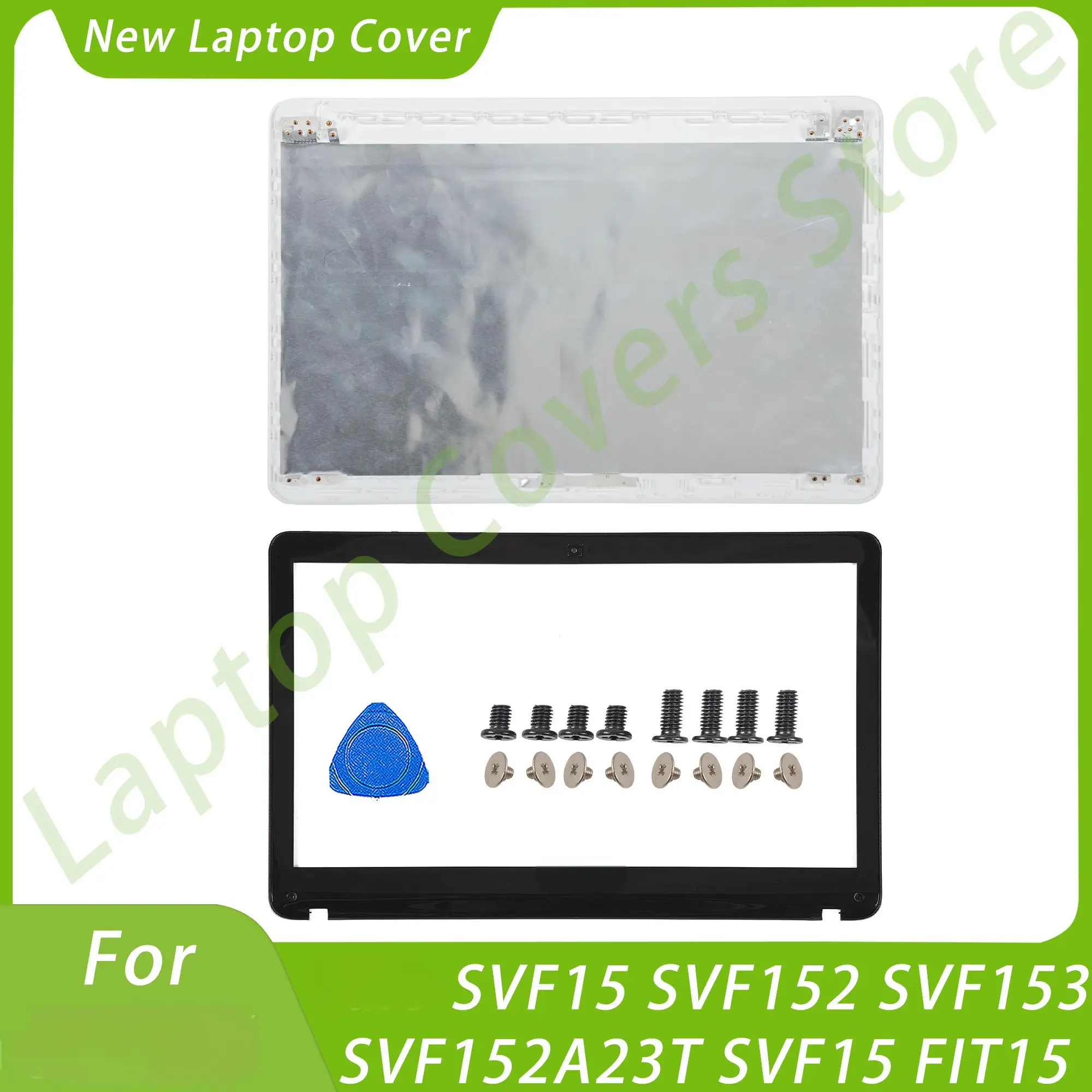

Non-Touch Screen Covers For SVF15 SVF152 SVF151 SVF153 SVF1541 LCD Back Cover Bezel Housing Case Replace