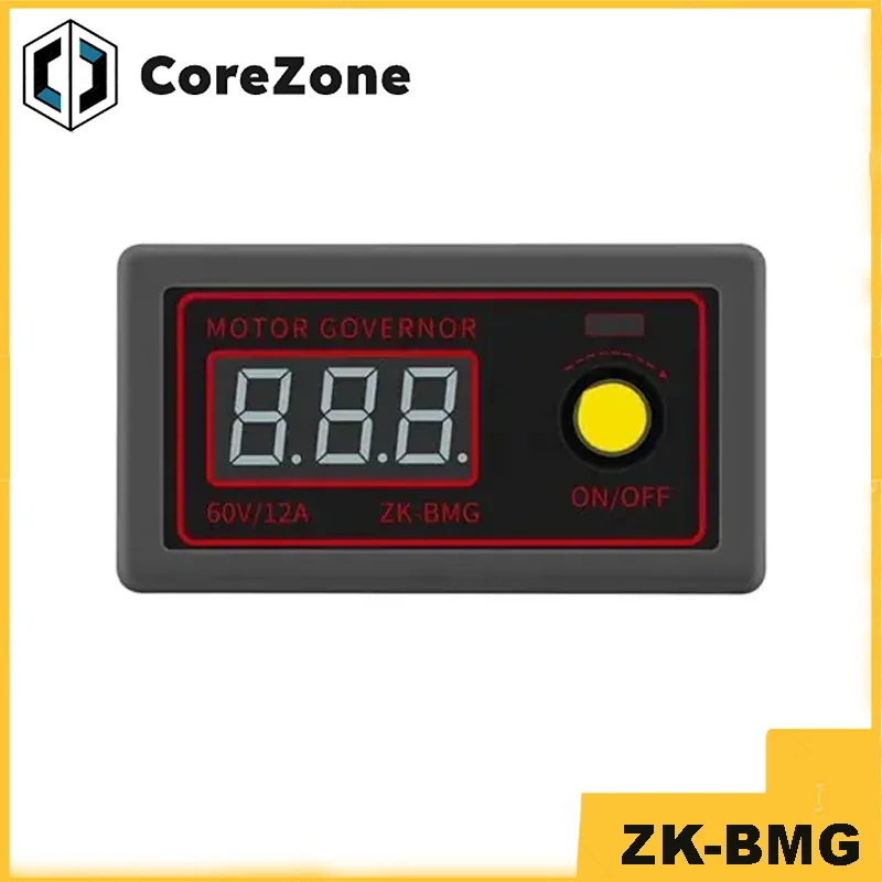 DC5-30V/9-60V 5A PWM DC Motor Controller Governor Adjustable Speed Digital Display Eencoder Duty Ratio Frequency ZK-MG ZK-BMG