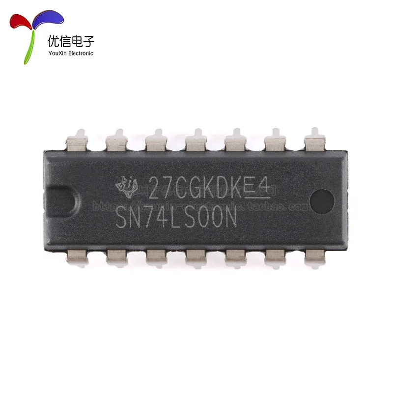 5Pcs/Original genuine SN74LS00N PDIP-14 four way 2-input positive NAND gate chip