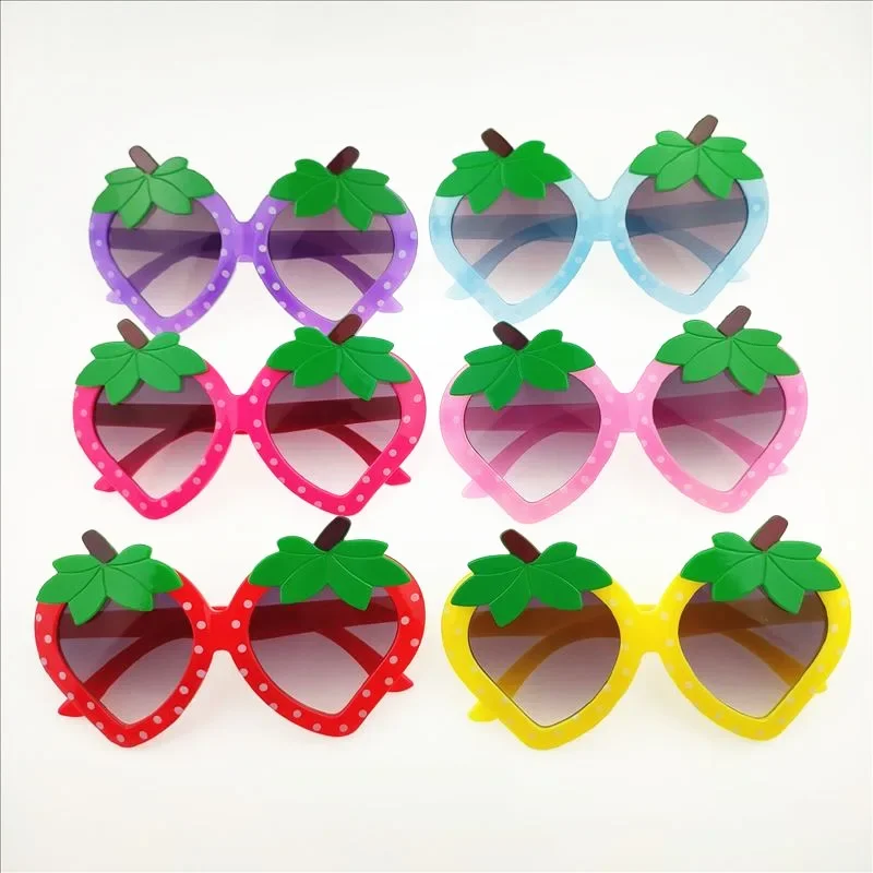 Children\'s Strawberry Funny Glasses Party Photo Decorations Birthday Wedding Supplies Adult Kids Glasses Accessories Props