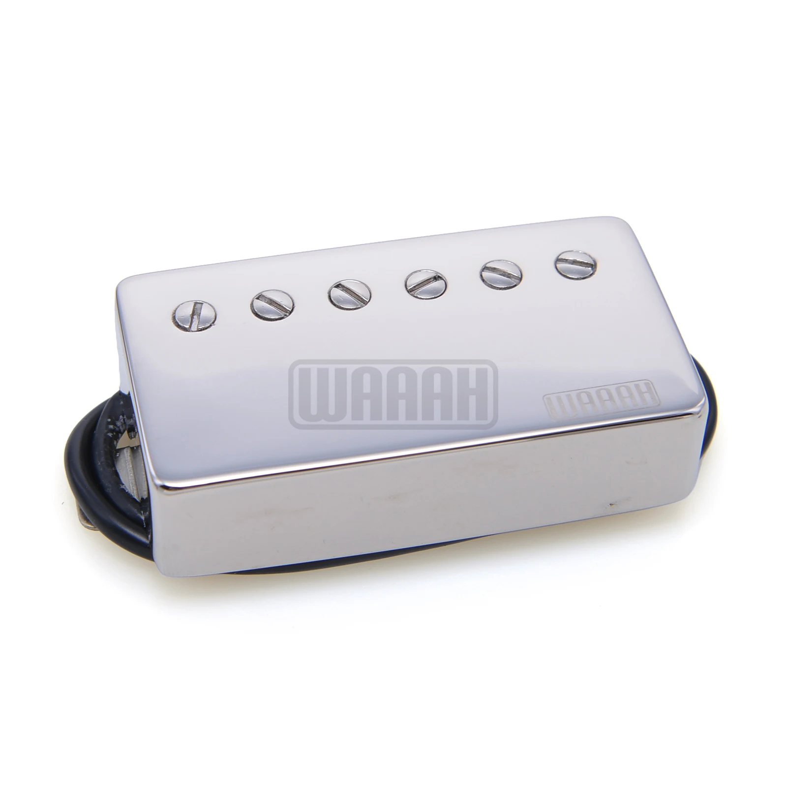 Wah-Pickups 1 Stück Alnico V Humbucker Pickups waaah SH2 und SH4 Nickel Gold Zebra Schwarz Creme Weiß Farbe WAAAH Logo WAA5PHBSH – Detail 1