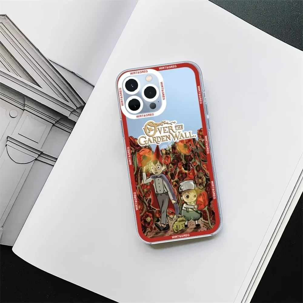 Cartoon Over the G-Gardens Wall Phone Case For iPhone 11 12 Mini 13 14 15 Pro Max Transparent Shell