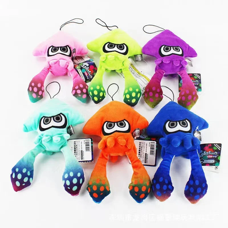 Splatoon Plush Toys Game Stuffed Doll Squid Plushie Figure Pendant Peluche Ornament Toys Kids Children Christmas Birthday Gifts