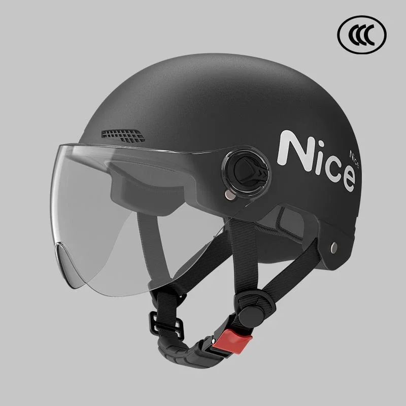 Solid Color Vintage Simple Motorcycle Open Face Helmet Keep Warm Retro 3/4 Helmet Cruise Casco Casque Moto Men Women Helmet Cap