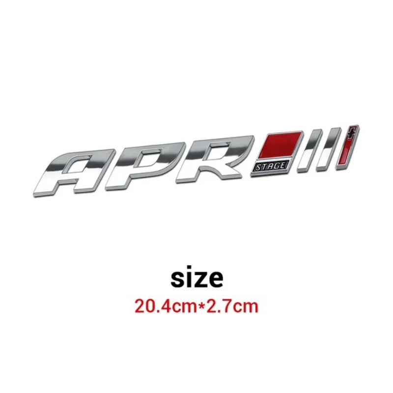 ثلاثية الأبعاد ABS كروم الأسود شعار APR شعار رسائل سيارة جذع شارة مائي ل A4 A5 S4 B8 A3 A7 APR ملصق اكسسوارات