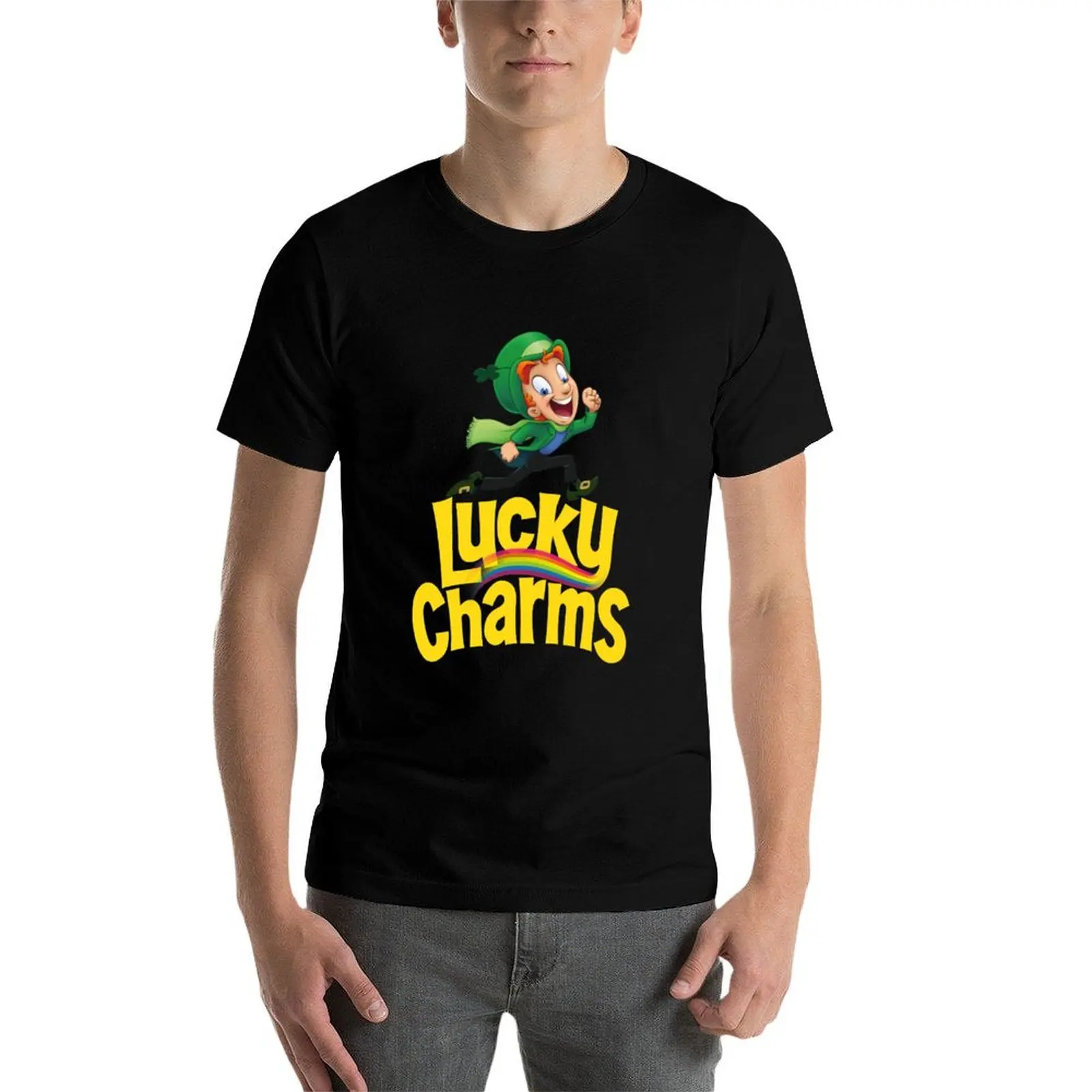 

lucky charms T-Shirt funny t shirts dark humor t shirt man designer man t shirts for men T-Shirt